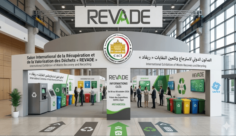 الجزائر تنظم الطبعة العاشرة للصالون الدولي لاسترجاع وتثمين النفايات (06 إلى 08 أكتوبر 2026)