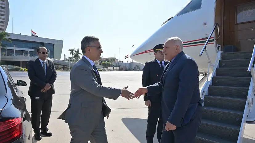 His Excellency the Ambassador leads the Algerian delegation during the handover ceremony of the presidency of the 118th ordinary session of the Economic and Social Council of the League of Arab States at the ministerial level.